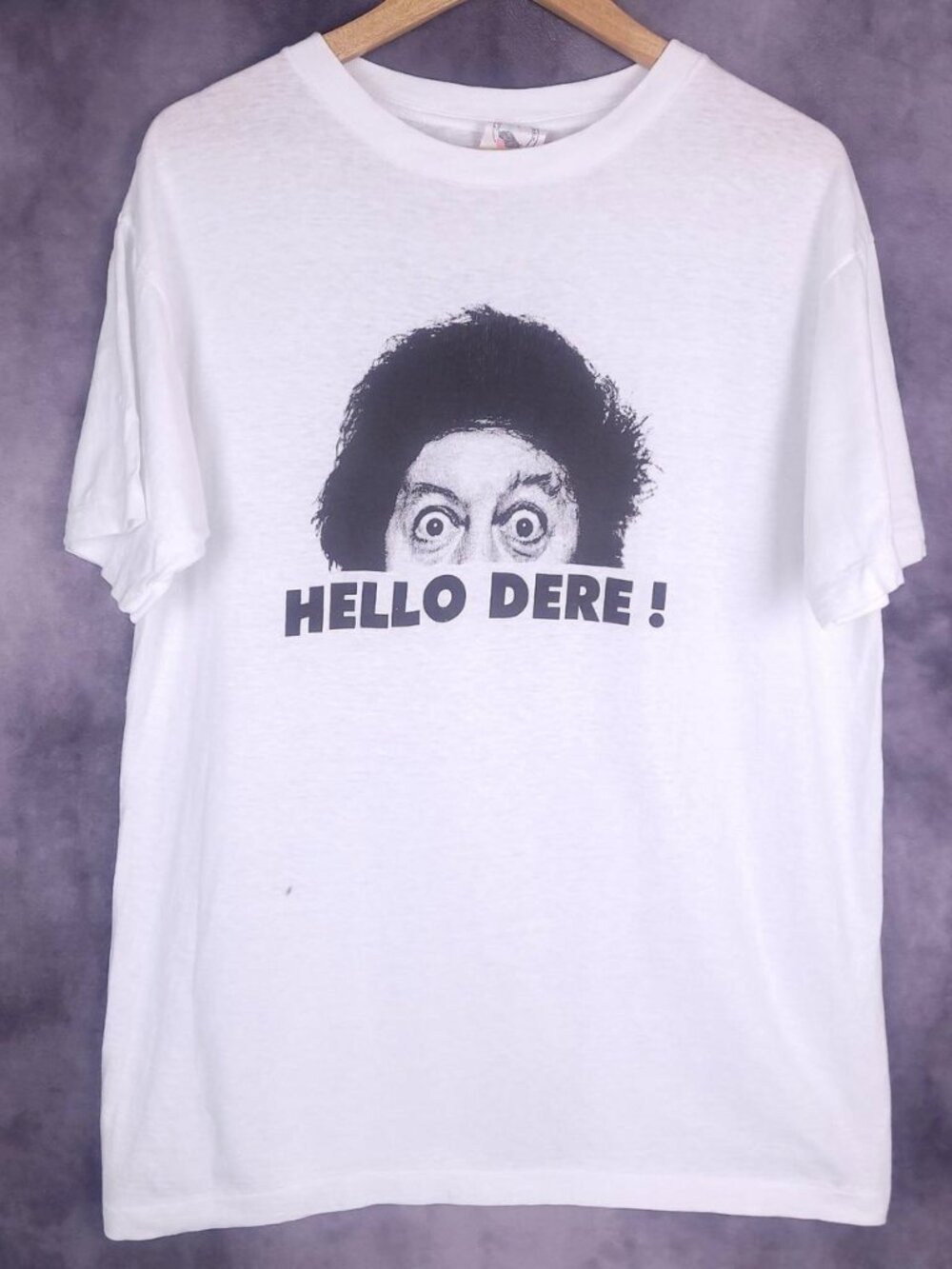Vintage 90s Marty Allen Hello Dere comedy comedian graphic tee